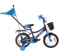 Detský bicykel 14" Fuzlu Thor čierno-...